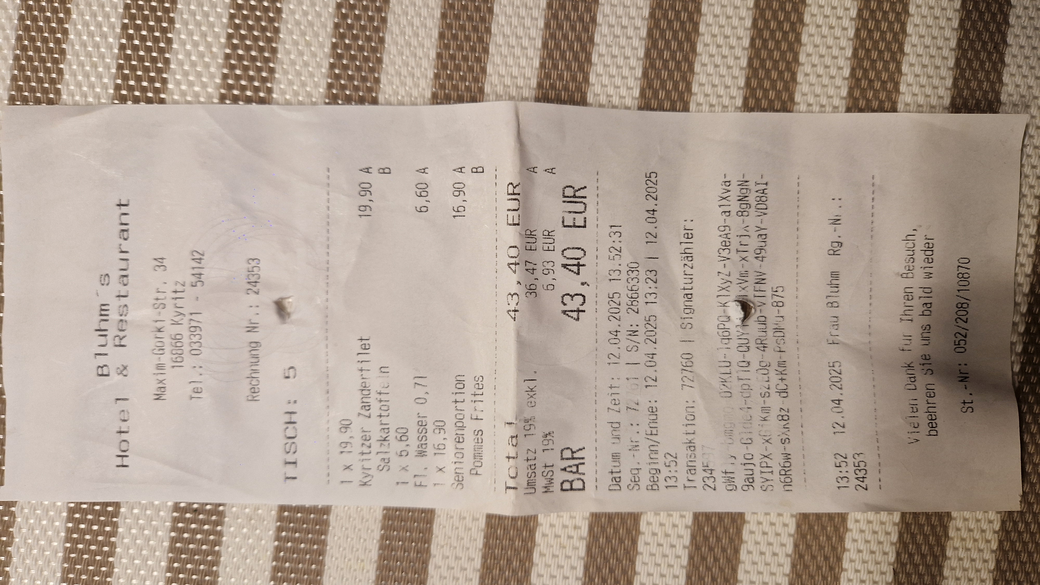 Bluhm's Hotel & Restaurant