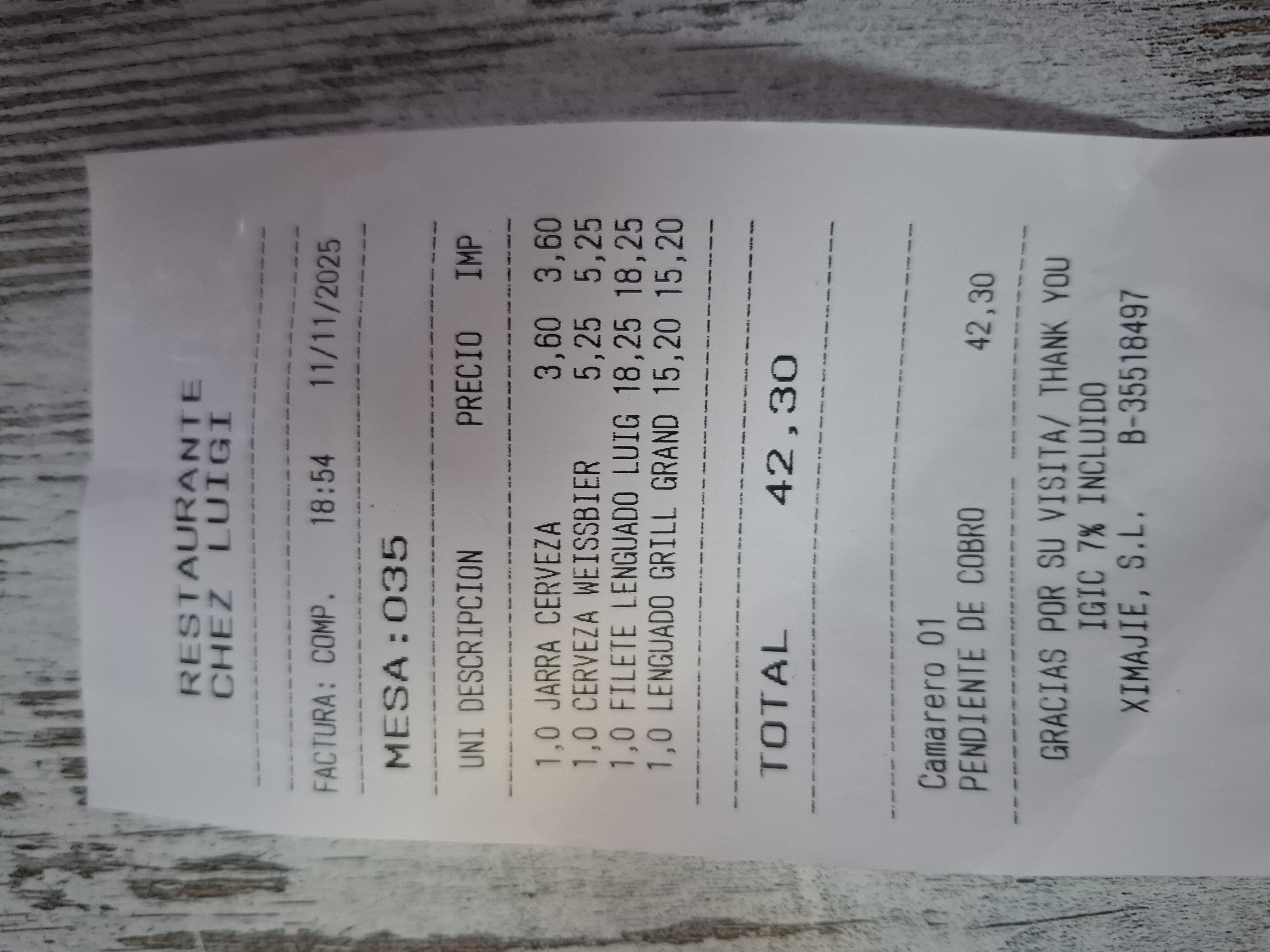 Restaurante Chez Luigi